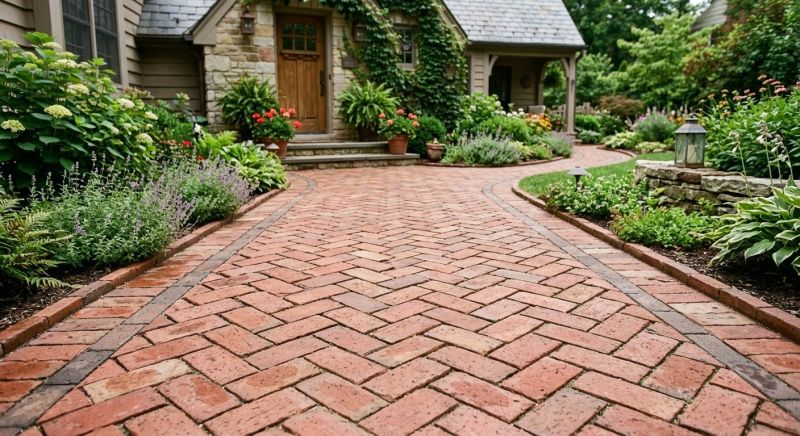 Brick Hardscape Construction in Manchester, NH