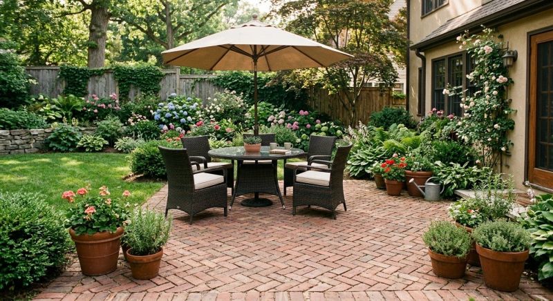 Brick Hardscaping in Framingham, MA