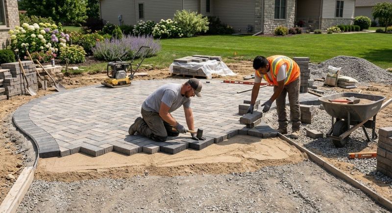 Paver Patio Installation in Boston, MA